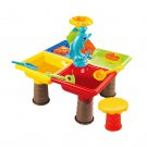 Kids Summer Outdoor Beach Sandpit Toys Sand Bucket Water Wheel Table Play Set Toys Children Learning