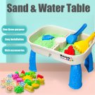 Baby Kids Beach Toys Set Sand & Water Table Outdoor Garden Sandbox Set Play Table Kids Summer Be