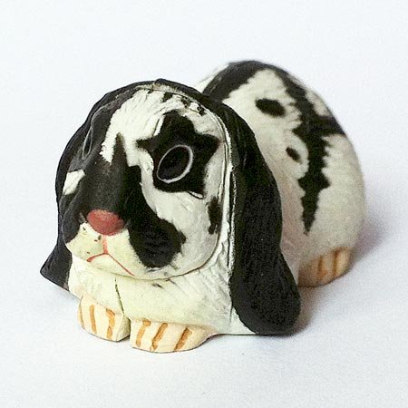 Choco Egg - Pet Animals Series 2 - Rabbit Black White - Kaiyodo