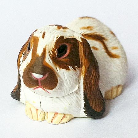 Choco Egg - Pet Animals Series 2 - Rabbit Brown White - Kaiyodo