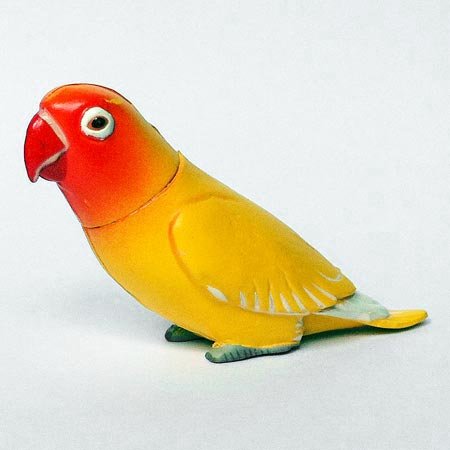 Choco Egg - Pet Animals Series 2 - Yellow Collared Lovebird Lutino - Kaiyodo