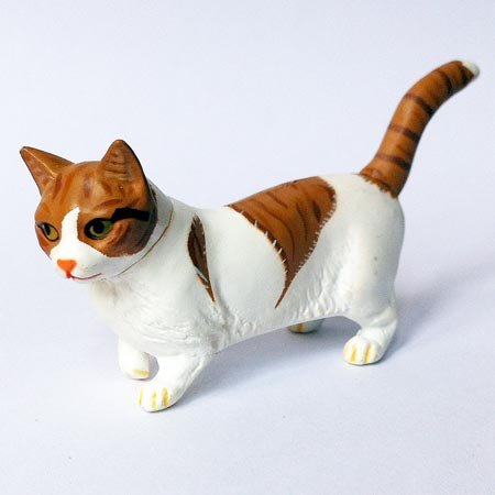 ChocoQ - Pet Animals Series 3 - Munchkin White Red - Kaiyodo