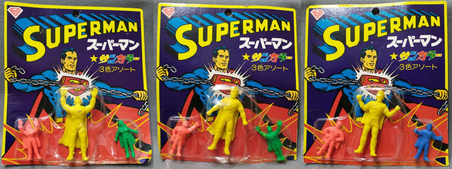 Superman Batman Robin Batgirl Keshi 3 Color Assortment Lot of 3 Sets