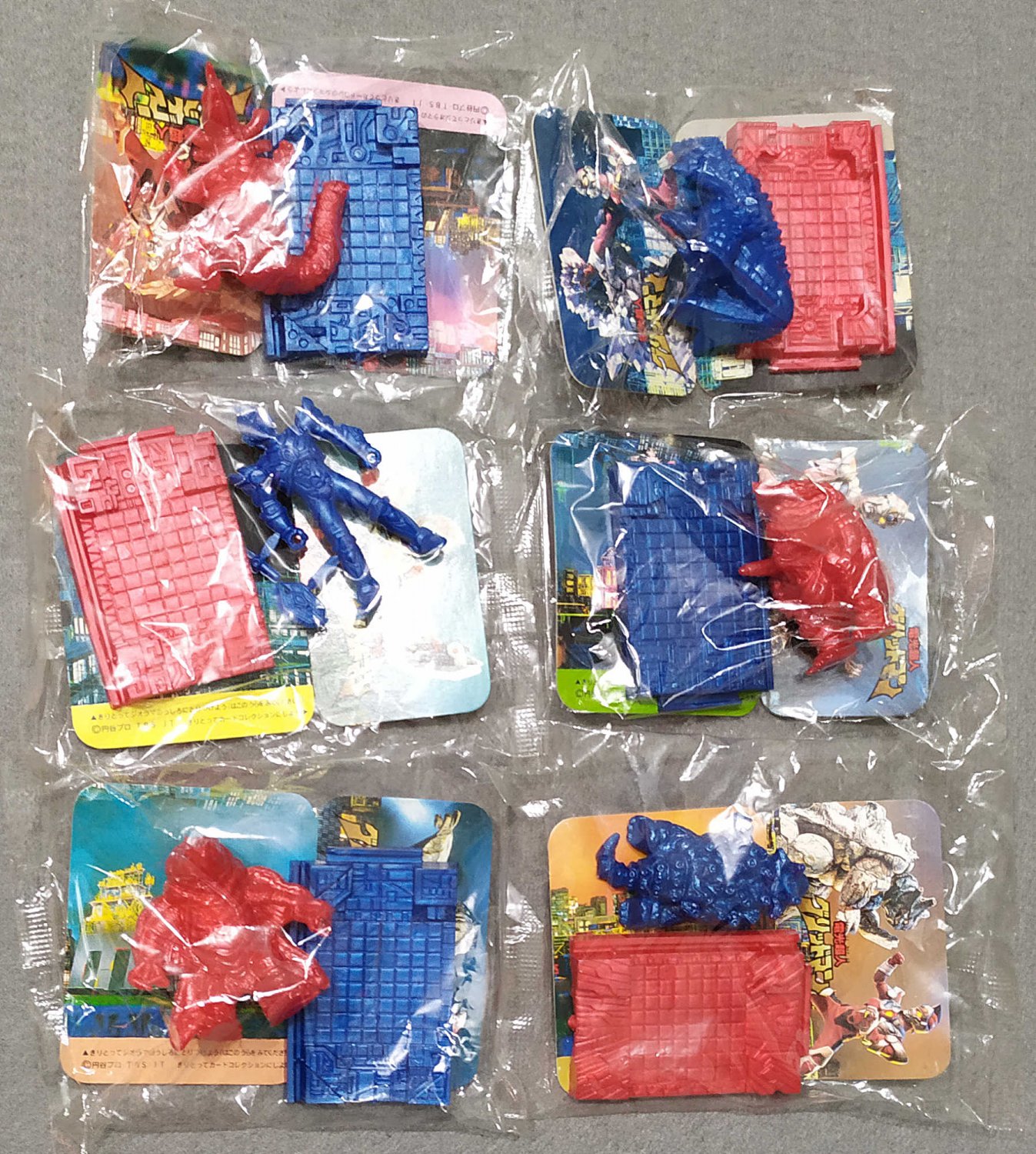 Gridman Superhuman Samurai Syber Squad Lot of 6 Keshi Figures Kabaya