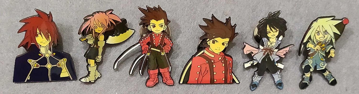 Tales of Symphonia Pins Lot Pintre Collection Kotobukiya