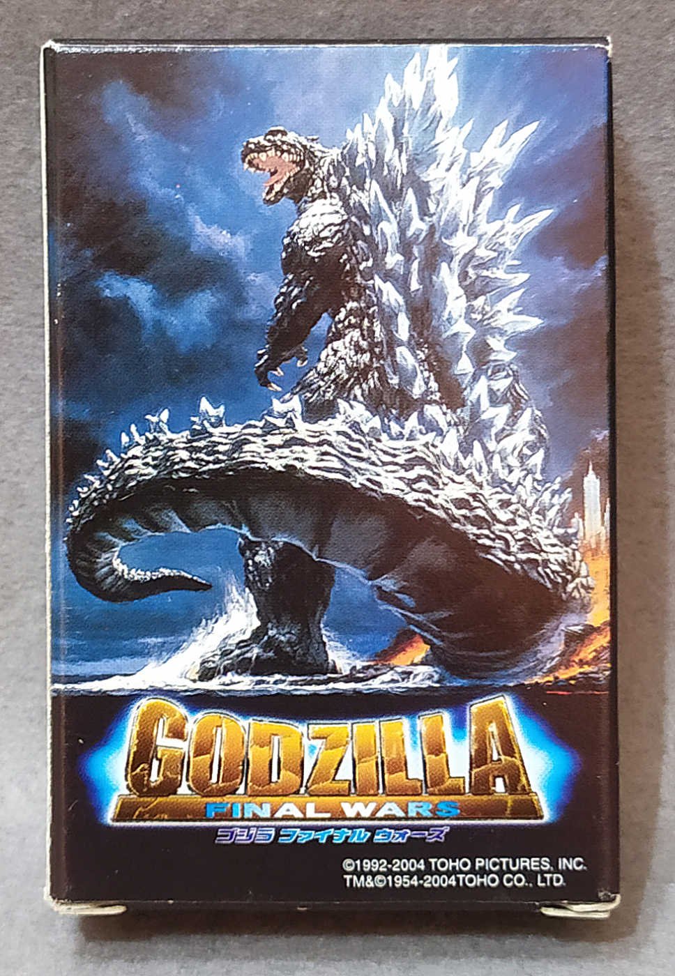 Godzilla Final Wars Movie Theater Exclusive Mini Playing Cards Toho