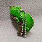 Jackson's Chameleon (Trioceros jacksonii) Mascot Ball Chain Figure Qualia