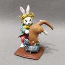 Alice's Tea Party 2" March Hare & Dormouse Alice in Wonderland Shokugan Figure Kaiyodo Horico