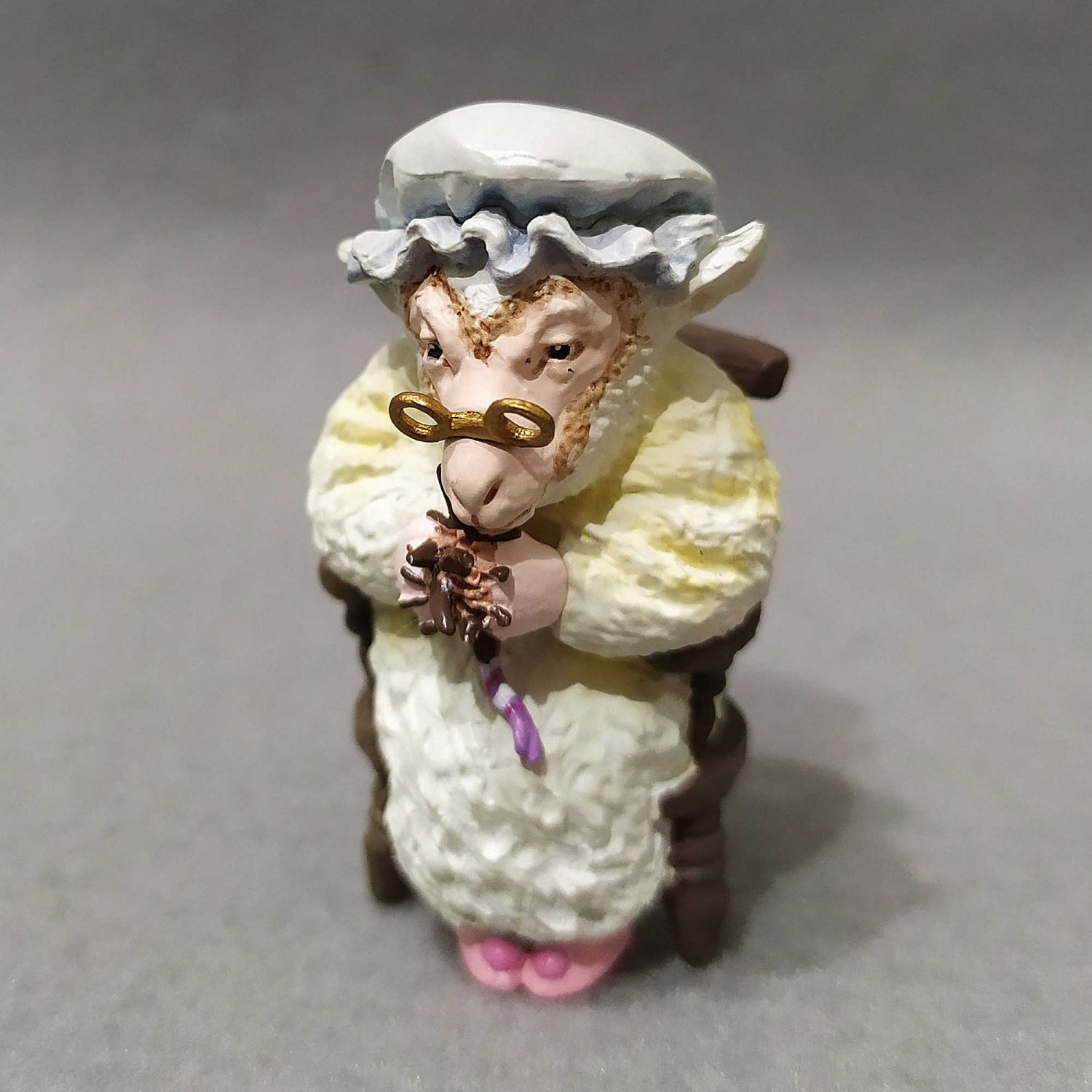 Alice's Tea Party 2" Sheep Alice in Wonderland Shokugan Figure Kaiyodo Horico