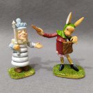 Alice in Dollland 2" White King & Messenger Alice in Wonderland Shokugan Figures Furuta
