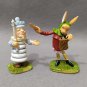 Alice in Dollland 2" White King & Messenger Alice in Wonderland Shokugan Figures Furuta