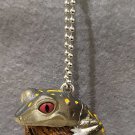 Japanese Lizard Kuroiwa's Ground Gecko (Goniurosaurus kuroiwae) Mascot Ball Chain Figure Qualia
