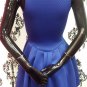 Quilted blue flair dress