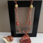 Wire Wrapped Jewelry, Wire Wrapped Necklace,Handmade Wire Wrapped Necklace, Wrapped agate pendant
