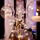 12pcs candle holders,hanging glass candlestick,tealight holders,wedding supplies,wedding candles