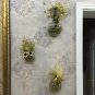 A set of 3 dome wall terrarium//indoor planter vase/wall bubble bowl for wall decor