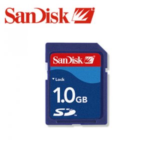 SANDISK 1GB SD MEMORY CARD