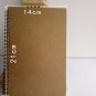 50 pieces Kraft cover Blank White Paper Sketchbook Spiral Journal by UPS
