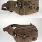 Vegan Canvas Hip Pack Waist Wallet Fanny Pack Trek Waist Bag Pack Belt Bum Bag