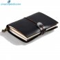 Genuine Black Leather Pocket Journal Diary Handmade Travel Note Pad to Write in