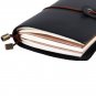 Genuine Black Leather Pocket Journal Diary Handmade Travel Note Pad to Write in