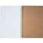 Big Dotted Notebook B5 - Spiral Dot Grid Paper Notebook - Tan Cover 7.5"X10.5"