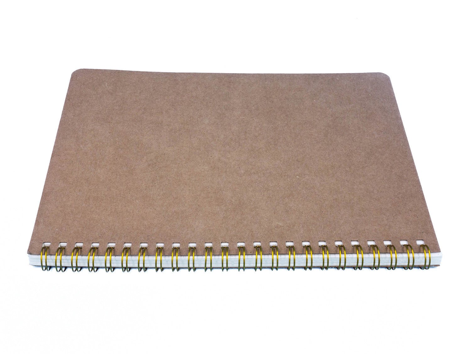 Big Dotted Notebook B5 Spiral Dot Grid Paper Notebook Tan Cover 7.5"X10.5"