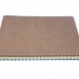 Big Dotted Notebook B5 - Spiral Dot Grid Paper Notebook - Tan Cover 7.5"X10.5"