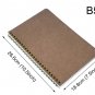 Big Dotted Notebook B5 - Spiral Dot Grid Paper Notebook - Tan Cover 7.5"X10.5"