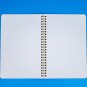 Dotted Notebook A5 - Spiral Dot Grid Paper Notebook - Tan Cover 5.5"X8.5"