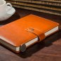 NEW Brown PU Leather Lined Paper Diary Journal Business Notebook to Write in A5