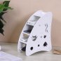 White Wooden Desk Shelf Remote Control Holder Phone Keys Candy Pen Organizer 1pc