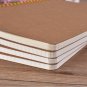 Wholesale Lots 50pcs A5 Spiral Notebook Tan Cover Lined Paper Journals 100 Pages