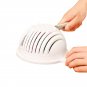White 60 Seconds Salad Vegetables Fruit Cutting Bowl Kitchen Tools 1 set