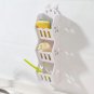 White Wooden Wall Shelf Hanging Home Decoration for Bathroom Kitchen Living Room