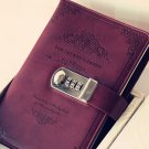 Password Locking Leather Journal - "The Secret Garden" Vintage Book Kid's Gift
