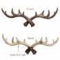 Wooden Antlers Wall Hook for Coats, Hats, Scarf - Deer Rack Decorative Idea
