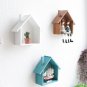House Like Wooden Wall Shelf, Decorative Idea of Hanging Planter Storage Box,1pc