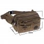 Canvas Wasit Pack Bum Belt Bag Fanny Pack Travel Hip Purse Tool Bag for Mens