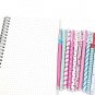 Bullet Journal Kit - A5 Transparent Hardcover Dot Grid Journal and 10 Color Pens