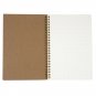 5 pcs A5 Dotted Grid Spiral Notebook Journal, Cardboard Soft Cover, 100 Pages