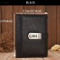 B6 Leather Cover Sprial Journal with Combination Lock Ruled Diary 1 Piece New