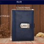 B6 Leather Cover Sprial Journal with Combination Lock Ruled Diary 1 Piece New