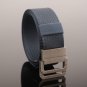 New Men's Military Belt for Jeans Wave Canvas Woven D-Ring Buckle Tactical Belt