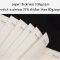 A4 Refill Paper Inserts for Loose Leaf Notebook, 4 Holes Inner Paper, 40 Sheets