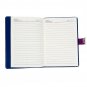 Password Lock Diary Notebook Medium A5 Leather Cover, Lined Page Journal, Purple