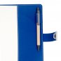 Blue Stone Password Lock Diary Notebook Leather Cover, Lined Page Journal, A5
