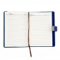 Blue Stone Password Lock Diary Notebook Leather Cover, Lined Page Journal, A5