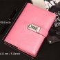 Password Code Lock Journal Leather Cover Lined Diary 5.8 x 8.6 inch 200 Pages