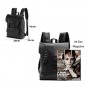 Retro 13L Faux Leather Backpack School Bag Bookbag Daypack Rain Proof 3 Colors